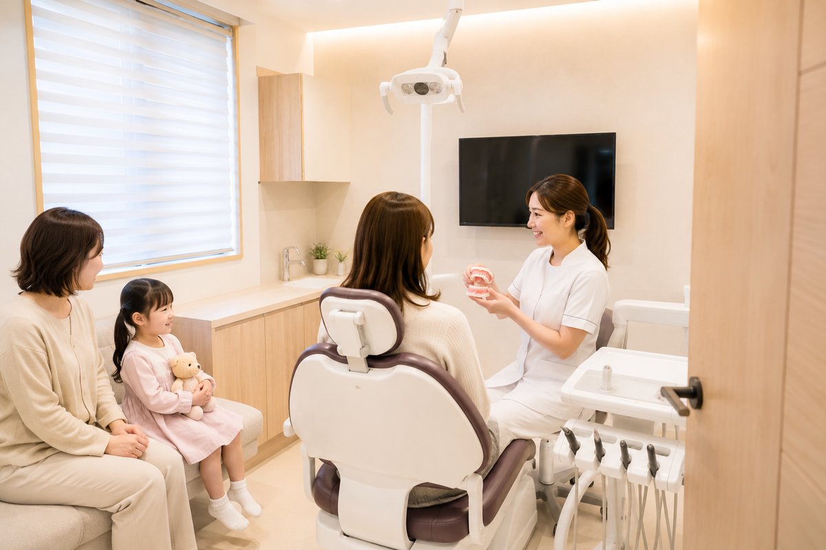 お子様連れでも安心の完全個室の診療室