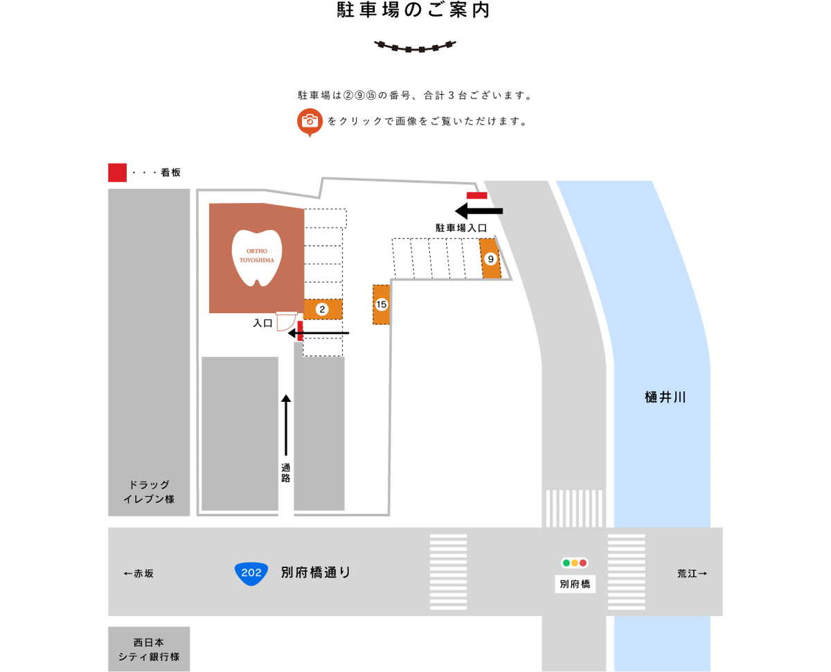 駐車場のご案内